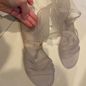 Ancient Greek Sandals Clear Winged Sandals